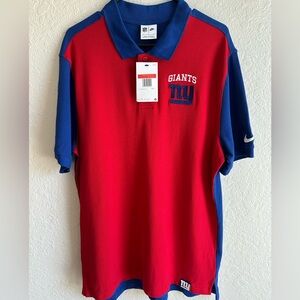 Men’s Large New York Giants NIKE Sideline Embroidered Polo 🔥 NWT